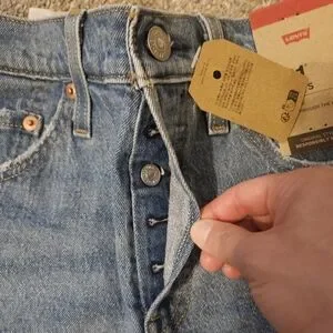 Levi's 501 Women's Blue Denim Shorts